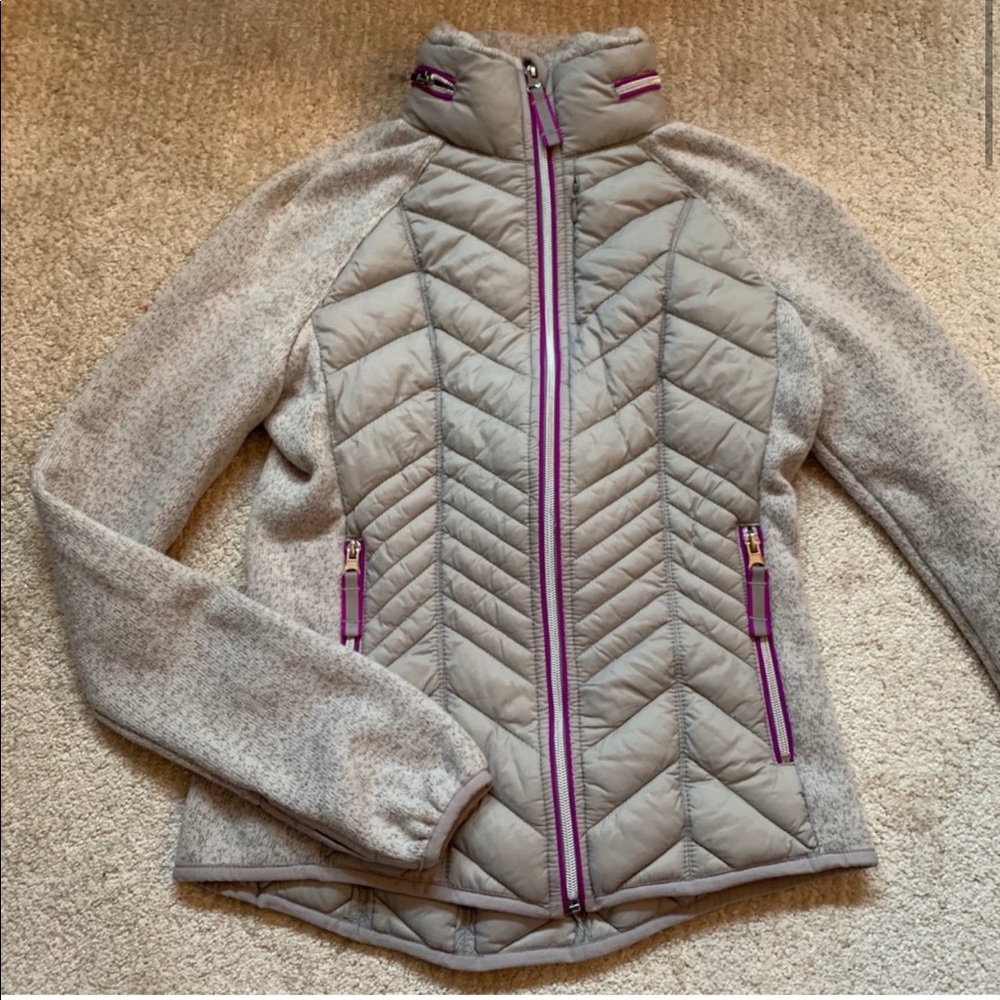 Express Athletic Fleece Jacket